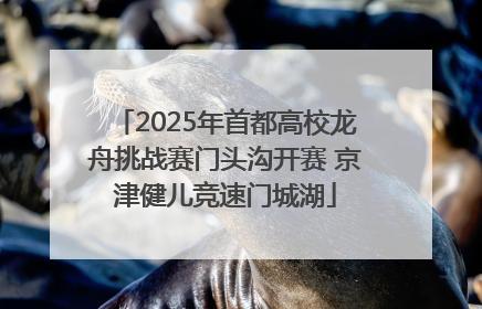 2025年首都高校龙舟挑战赛门头沟开赛 京津健儿竞速门城湖