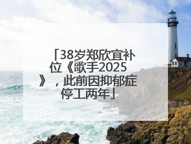 38岁郑欣宜补位《歌手2025》，此前因抑郁症停工两年